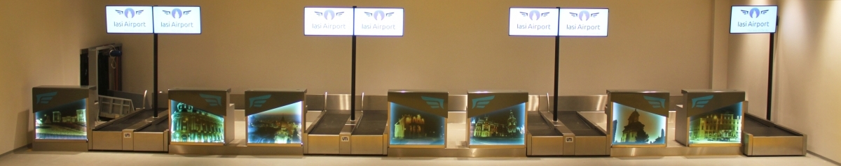 Detail - Departure - Airport conveyors - Check In - Designed and Produced by Self Trust Romania